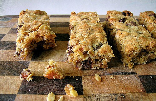 Receita para preparar barras de cereais caseiras