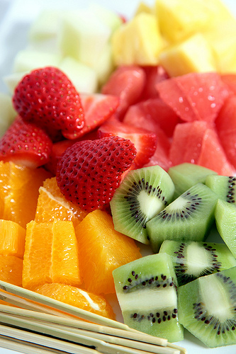 working lunch fruit platter