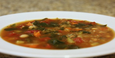 Emagreça com sopa de verduras