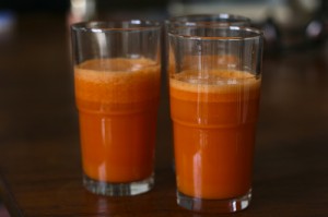 suco de cenoura contra o refluxo gástrico