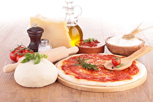 Pizza caseira saudável Pizza caseira saudável