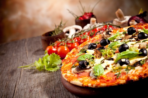 Fresh italian pizza
