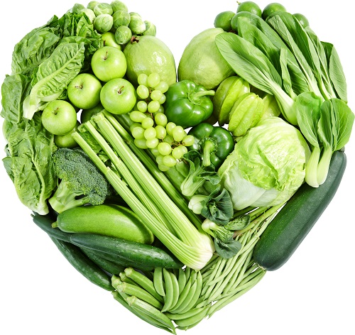 Frutas e verduras que contém magnésio.