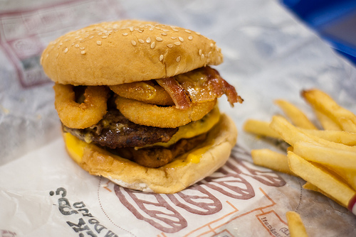 hambúrguer calórico