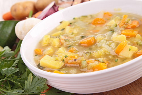 Sopa para tratar a gastroenterite aguda