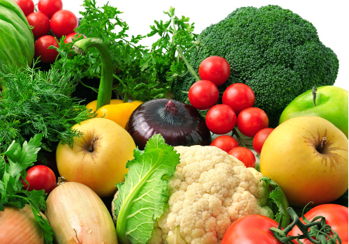 fresh fruits and vegetables