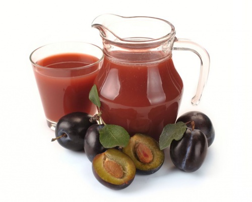 suco de ameixa para a prisão de ventre