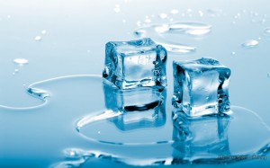O gelo como um dos descongestionantes naturais