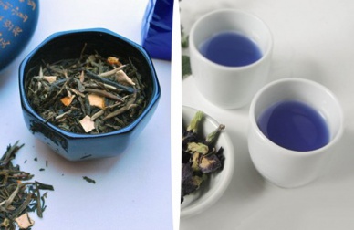 Chá azul para perder peso naturalmente