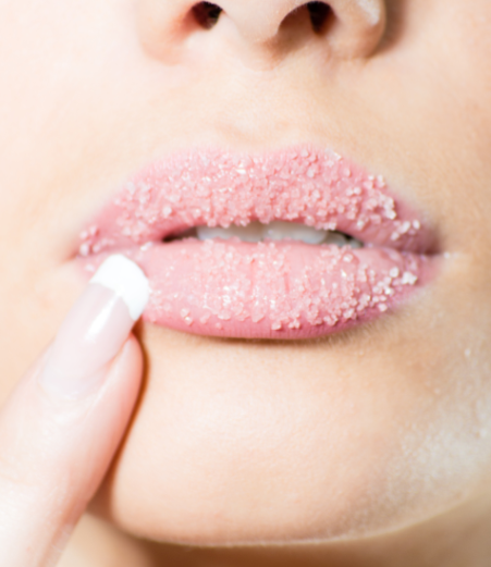Esfoliar-os-labios