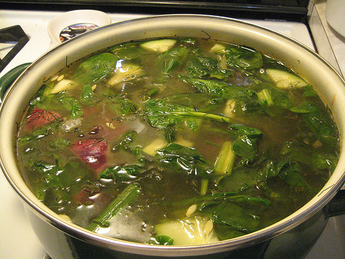 Receita de sopa de verduras