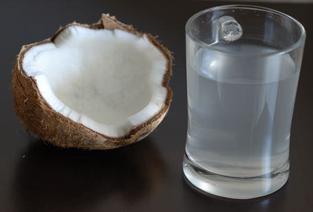 Bebida energética com coco