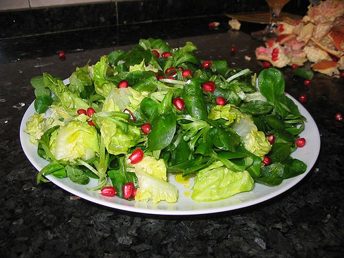 Salada energética vegetariana para perder peso