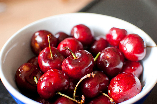 Cerejas para dieta saudável