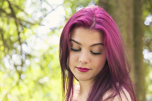 Máscara capilar para cabelos pintados