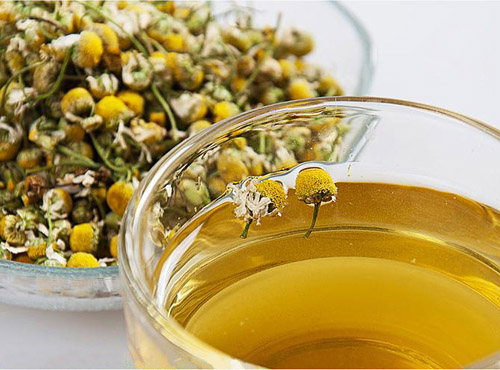 chá de camomila estômago