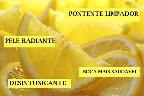 água com limão