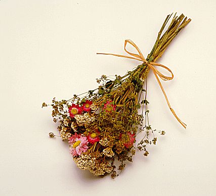 flores secas odor agradável