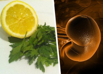 Remédio caseiro com salsa e limão para limpar os rins