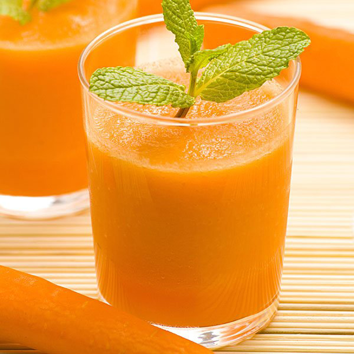 Suco de cenoura para tratar problema na ciática