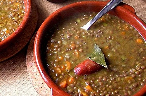 Sopa de lentilhas contra a prisao de ventre