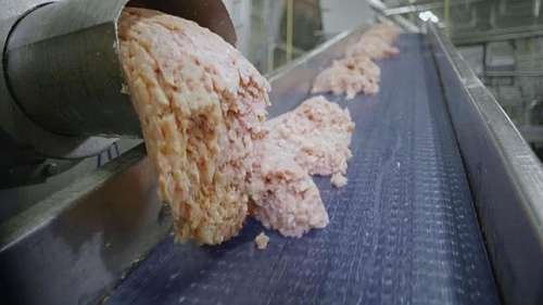 Fabricação de nuggets de frango