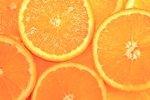 Cores laranja