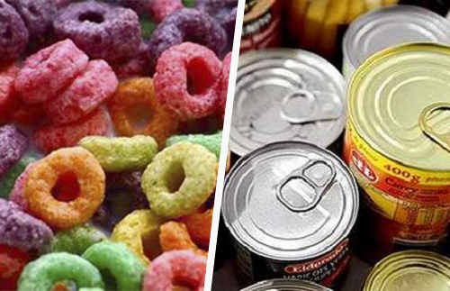 Os 12 tóxicos mais temidos em alimentos processados