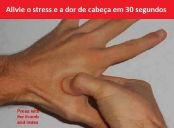 Como aliviar a dor de cabeça e o estresse com acupressão