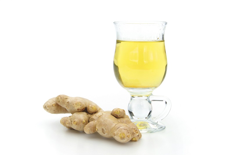 Vitamina de pera com gengibre