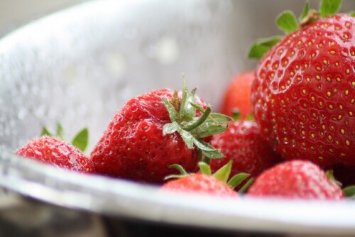 Morango para tratar inflamações