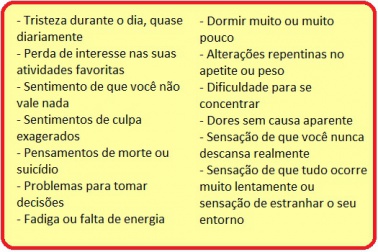 10 sintomas que alertam uma possível depressão