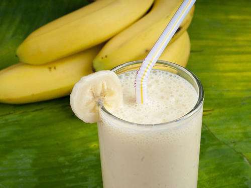 Vitamina de banana para eliminar resíduos do cólon