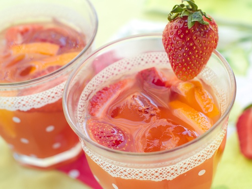 suco de morango