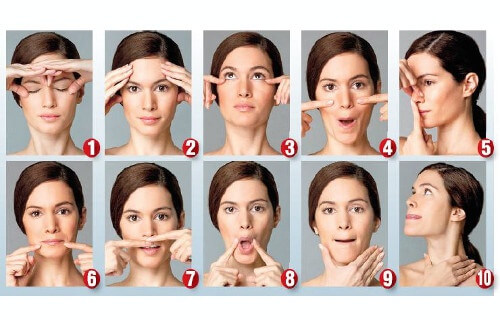 Ginástica facial para se ver mais jovem Ginástica facial para se ver mais jovem
