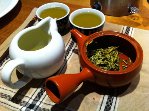 O chá verde faz parte da cura filtrante