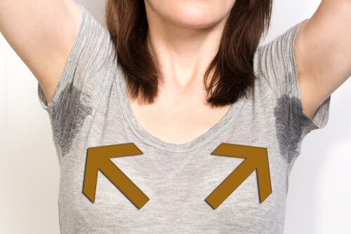 Suor excessivo nas axilas