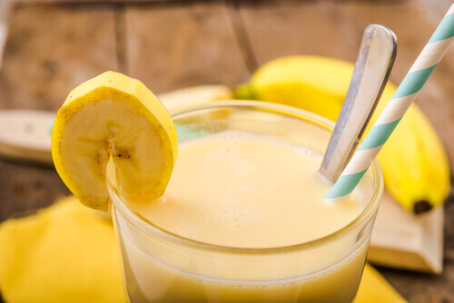 vitamina de banana fácil