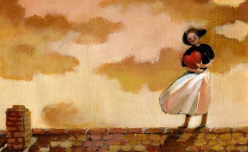 Mulher esperando o amor