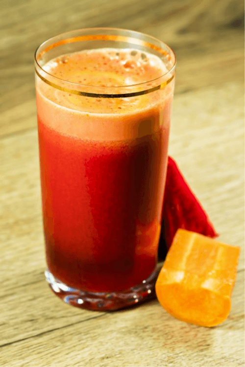 Suco para ajudar a reduzir a prisão de ventre