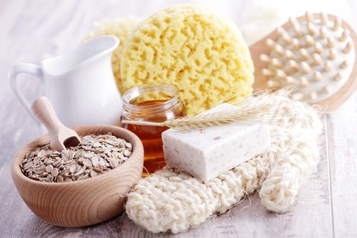 Materiais para esfoliação de pele com dermatite