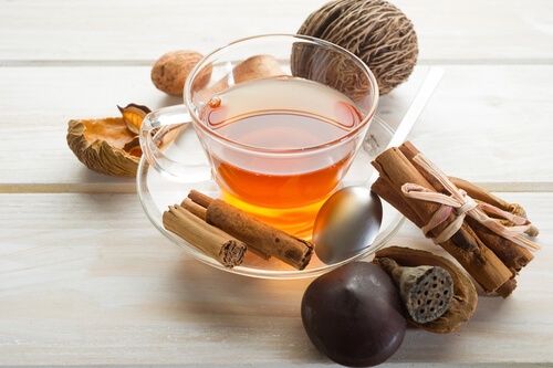 Chá de canela