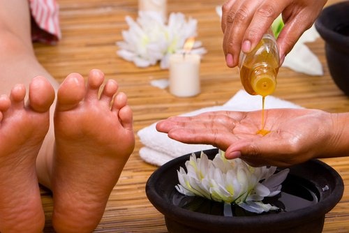 Massagem para dor nos pés
