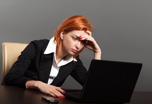 Mulher com cansaço mental