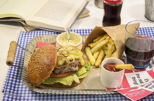 Alimentos com gordura ou o açúcar