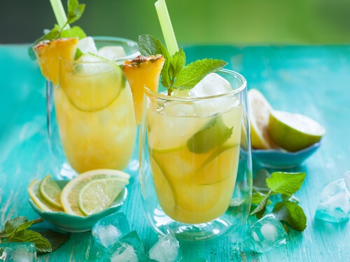 Suco de frutas contém cálcio