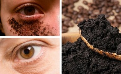 Como preparar um creme natural de café para o contorno dos olhos