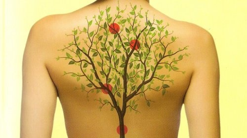 Bioneuroemoção desenhada nas costas