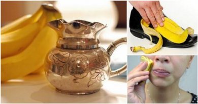 10 usos alternativos da casca de banana