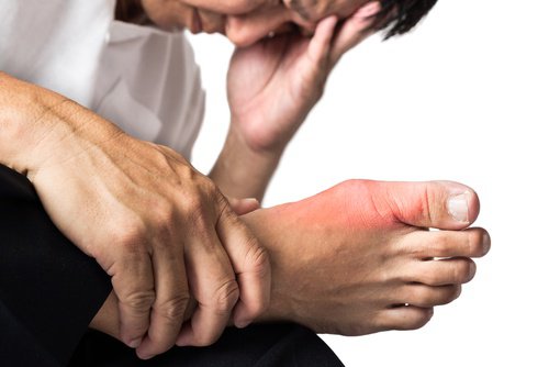 Dor na articulação dos pés
